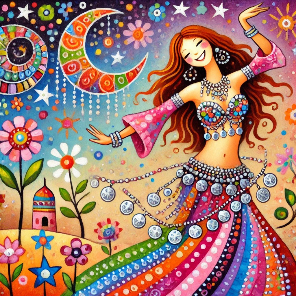 immagine naif di una danzatrice