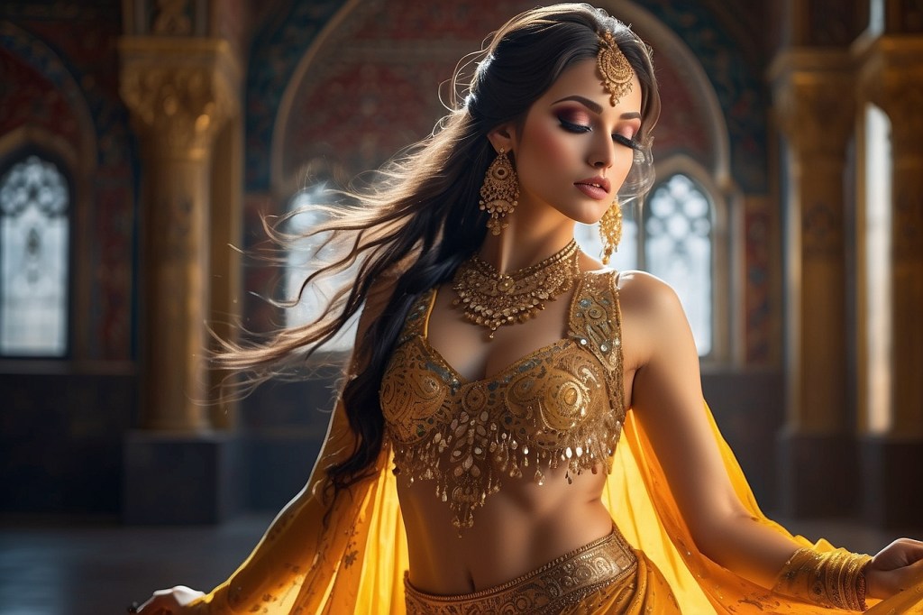 danzatrice giovane con costume