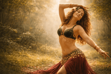 una danzatrice si sente leggera e danza