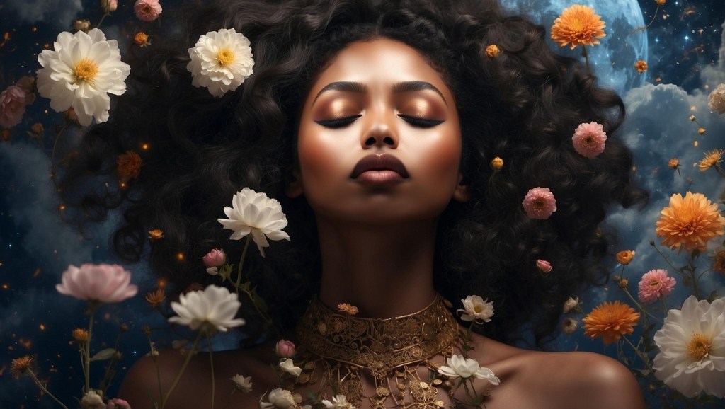 una donna ascolta sé stessa