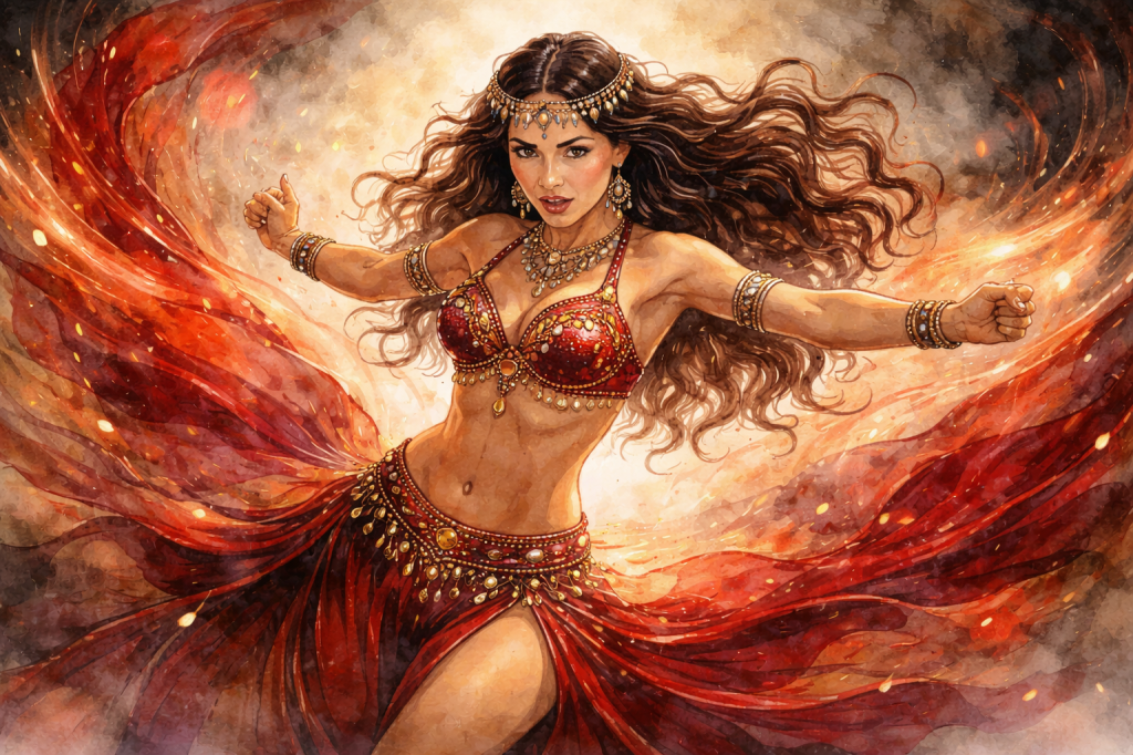 danza del ventre danza orientale una danzatrice danza per contenere la rabbia