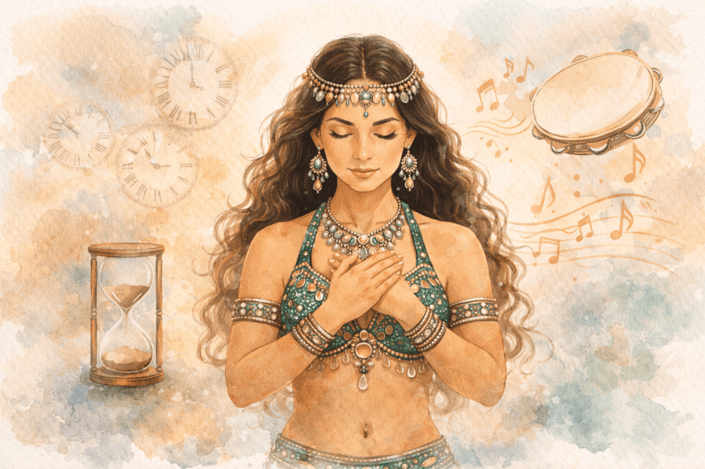 danza del ventre danza orientale danzatrice che ascolta il proprio ritmo interiore