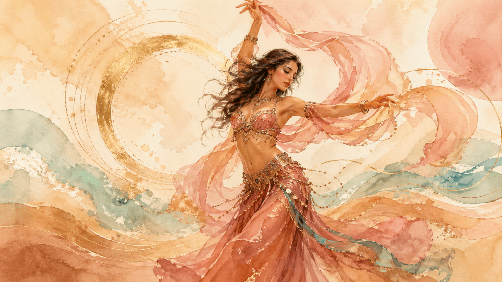 una danzatrice trova il proprio ritmo mentre danza