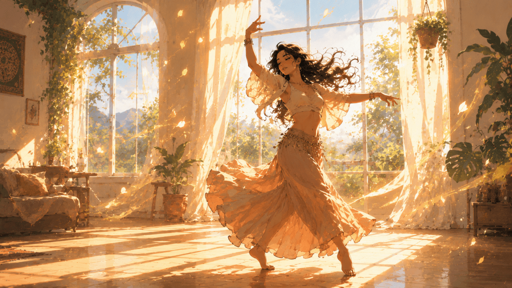 Una danzatrice non si cura del tempo che passa