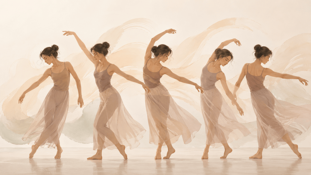 sequenza di movimenti danzati